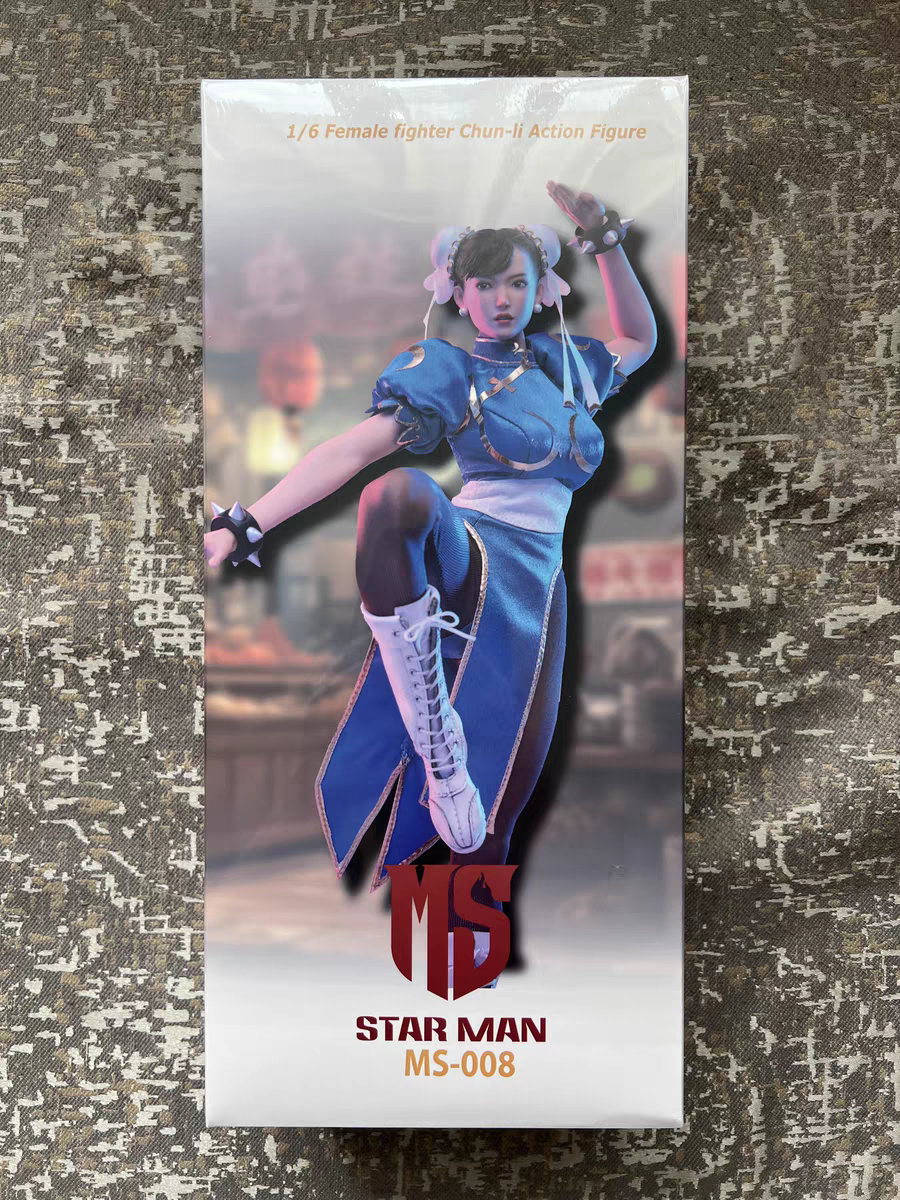 Jetzt auf Lager! Neues STAR MAN MS-008 1/6 Soldatin Chun-Li Classic Fighter Girl Fighting Girl 12 Zoll Komplettset Actionfigur Körpermodell
