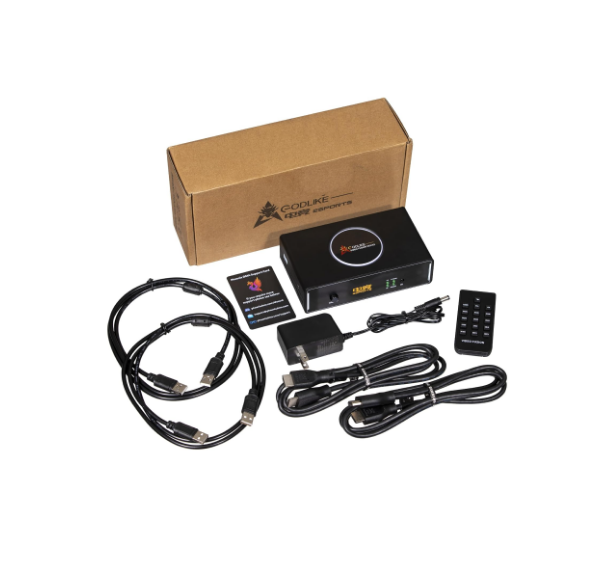 Godlike GBOX Fuser DP & HDMI Fuser / 1K60, 1K144, 1K165, 1K240, 2K144, 2K165, 3K100, and 4K60
