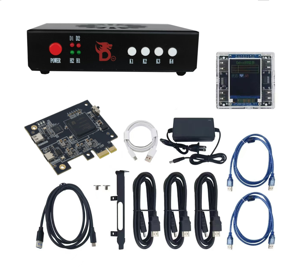 DMA Bundle 06/DP — DMA Card 75T + DICHEN Fuser + KMbox NET/ With DMA Hardware Connection Instructions