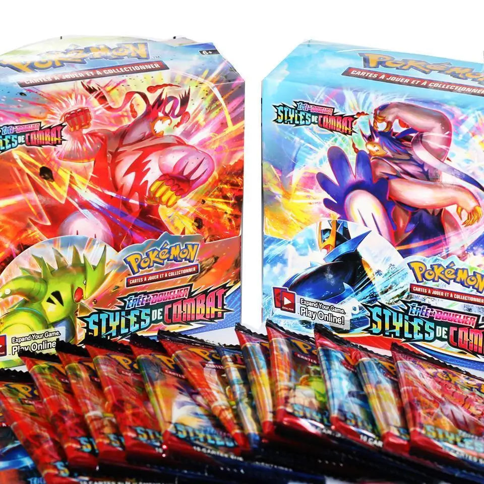 1 Packung Pokemon-Karte Französisch Englisch Sun Amp Moon GX Team Unbroken Bond Unifie Minds Evolutions Sammelkarten Spielspielzeug