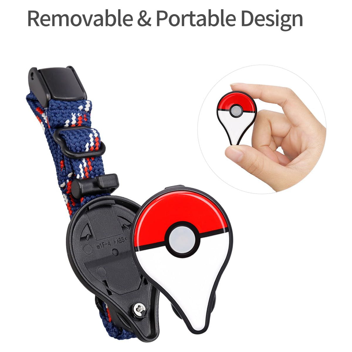 【Offiziell lizenziert】 1 Stück Pokemon Nintendo Go Plus Bluetooth-Armband, Armbanduhr, Spielzubehör