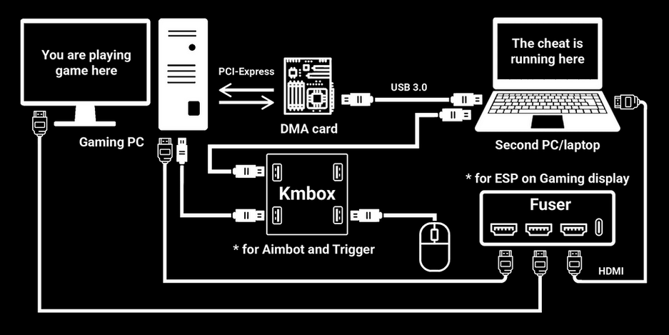 What are DMA cheats, and how does it work?