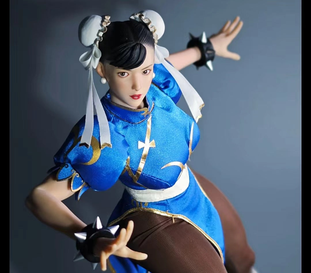 STAR MAN MS-008 1/6 mujer soldado chun-li luchador clásico chica luchadora 12 pulgadas conjunto completo figura de acción modelo de cuerpo