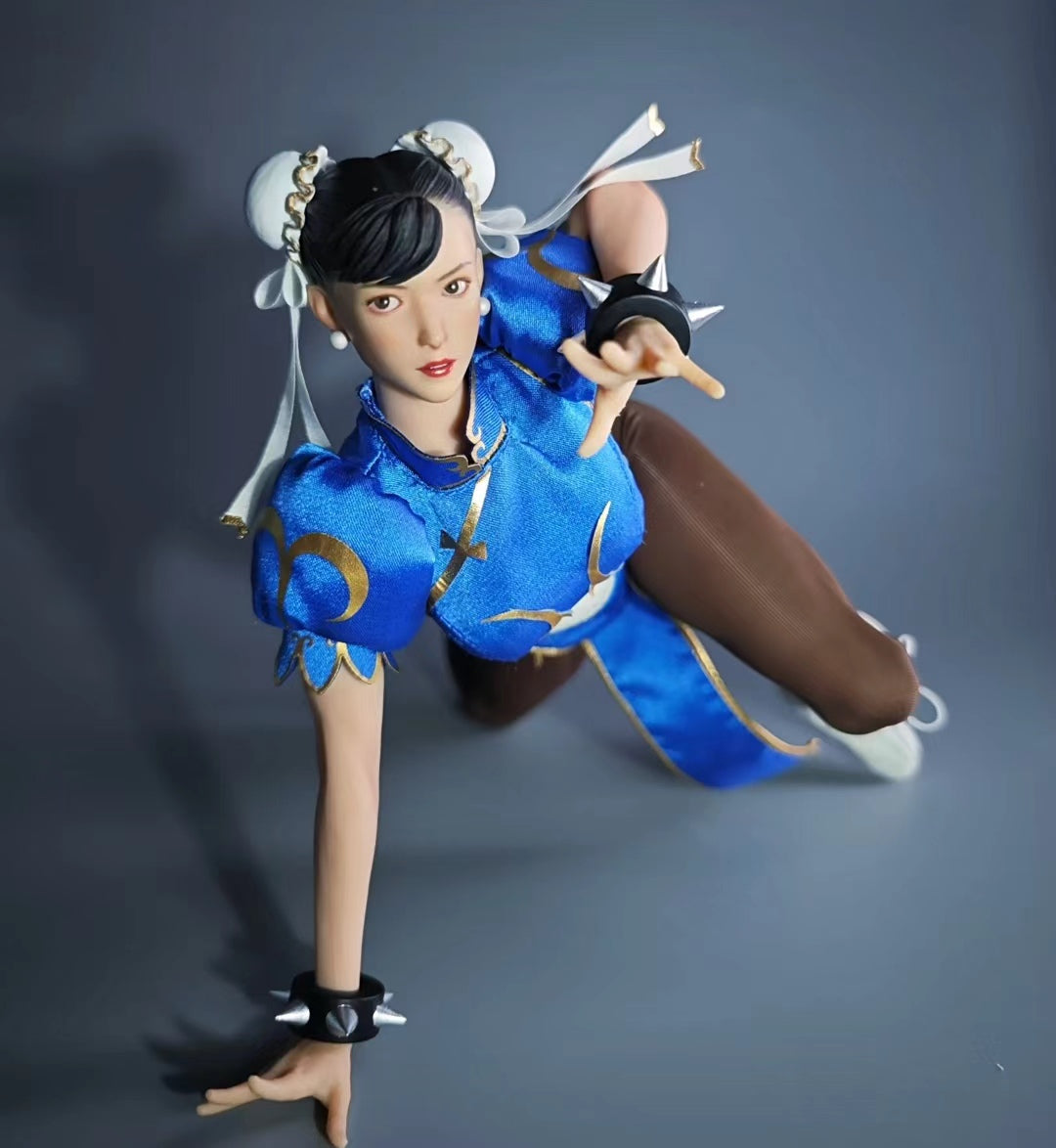 STAR MAN MS-008 1/6 mujer soldado chun-li luchador clásico chica luchadora 12 pulgadas conjunto completo figura de acción modelo de cuerpo