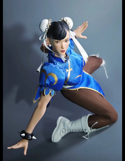 STAR MAN MS-008 1/6 mujer soldado chun-li luchador clásico chica luchadora 12 pulgadas conjunto completo figura de acción modelo de cuerpo