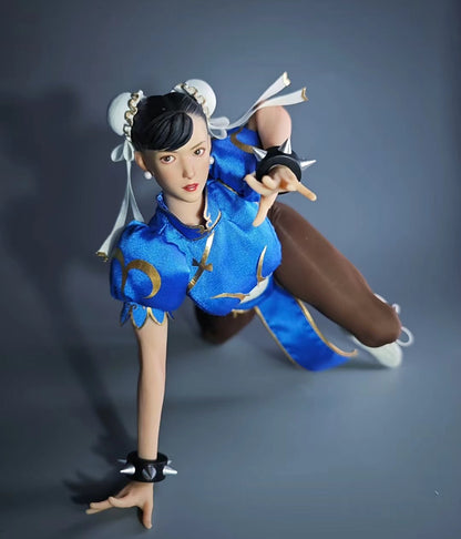 STAR MAN MS-008 1/6 mujer soldado chun-li luchador clásico chica luchadora 12 pulgadas conjunto completo figura de acción modelo de cuerpo