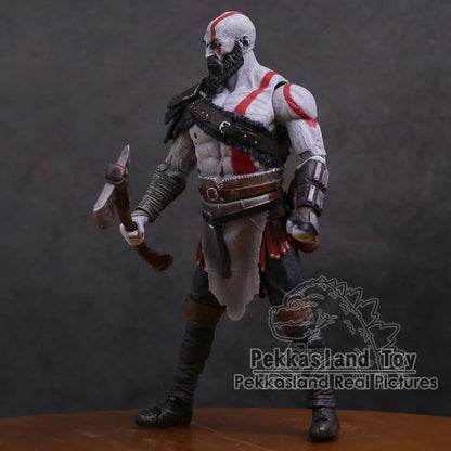 Figura de acción Original de God of War 4 Kratos, juguete de modelos coleccionables en PVC de 7 pulgadas y 18cm