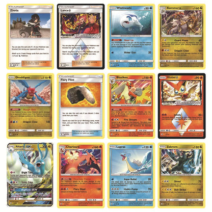 324 Teile/schachtel Pokemon Karten Sonne &amp; Mond Verloren Donner Englisch Trading Card Spiel Entwicklungen Booster Sammeln Kinder Spielzeug Geschenk