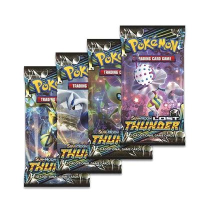 324 Teile/schachtel Pokemon Karten Sonne &amp; Mond Verloren Donner Englisch Trading Card Spiel Entwicklungen Booster Sammeln Kinder Spielzeug Geschenk