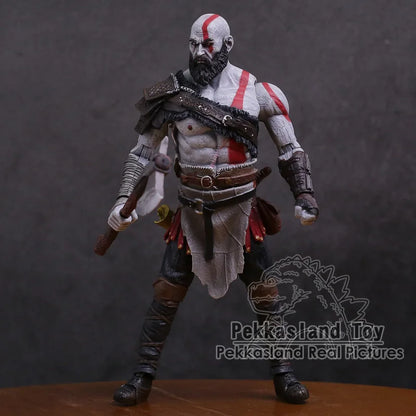 Figura de acción Original de God of War 4 Kratos, juguete de modelos coleccionables en PVC de 7 pulgadas y 18cm