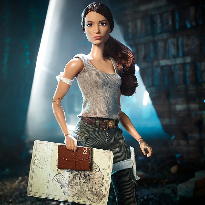 Barbie Signature Doll Lara Croft: Tomb Raider Collector's Edition Prinzessin Sammlerpuppe Spielzeug für Mädchen Geburtstagsgeschenk FJH53