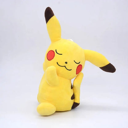 Neue Pokemon 20-25cm Anime Figur Pikachu Schlafen Niedlichen Schrei Plüsch Puppen Haustier Gefüllte Modell Anhänger Spielzeug Kinder weihnachten Geschenke