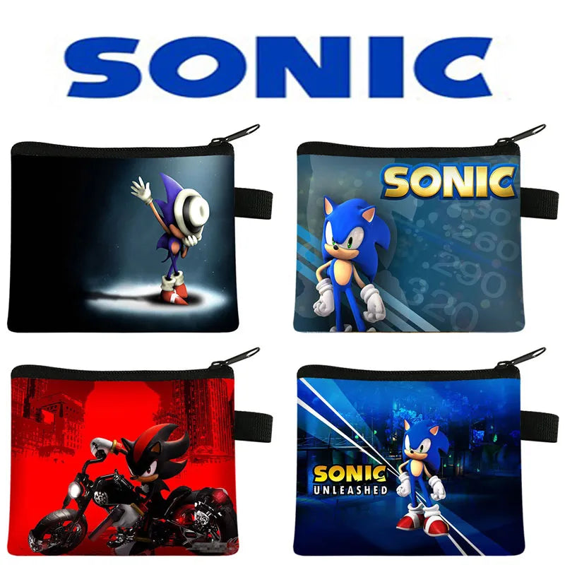 Neue Sonic The Hedgehog Kinder Geldbörse Dark Wind Brieftasche Tragbare Karte Tasche Schlüssel Lagerung Taschen Urlaub Geschenke Für Jungen