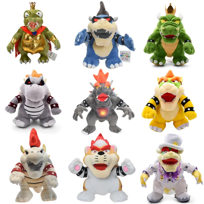 9 Stile Mario Plüschtiere Prinzessin Peach Fury Bowser Koopa König K.Rool Meowser Gefüllte Cartoon Peluche Puppen Kostenloser Versand