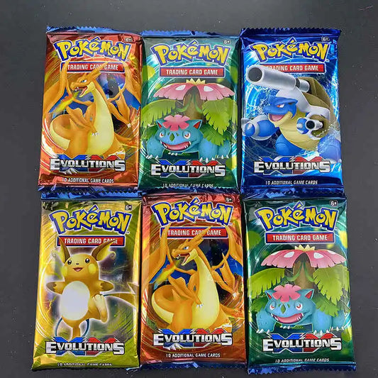 1 Packung Pokemon-Karte Französisch Englisch Sun Amp Moon GX Team Unbroken Bond Unifie Minds Evolutions Sammelkarten Spielspielzeug