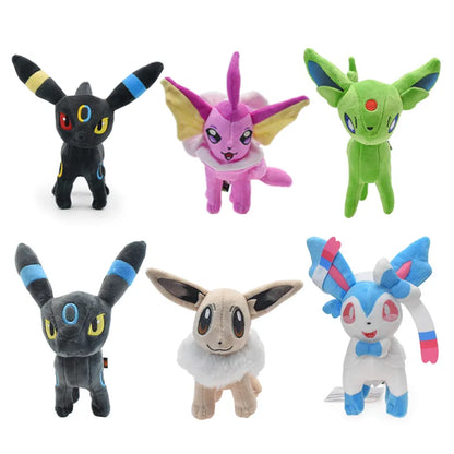 25 Styles Pokemon Pulsh Toys Mimikyu Shiny Eevee Umbreon Flareon Jolteon Glaceon Vaporeon Sylveon Espeon Peluche Stoffpuppen