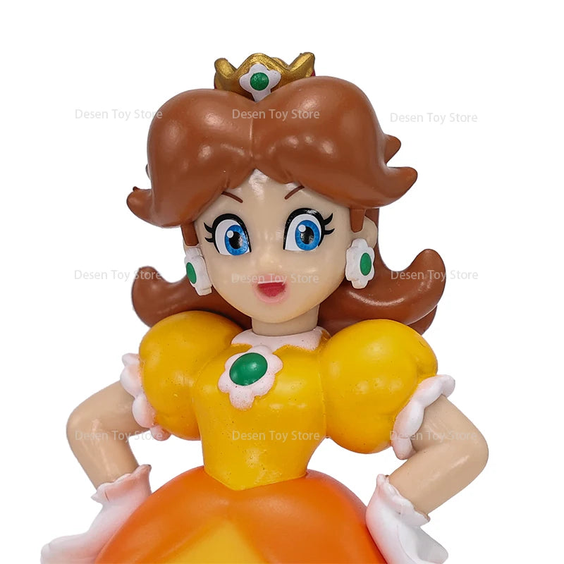 3 Stile Mario Bros Figuren Pfirsich Prinzessin Daisy Rosalina Schönheit Anime Action PVC Spielzeug Figuren Spiel Puppe Geschenke für Kinder