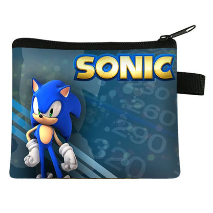 Neue Sonic The Hedgehog Kinder Geldbörse Dark Wind Brieftasche Tragbare Karte Tasche Schlüssel Lagerung Taschen Urlaub Geschenke Für Jungen