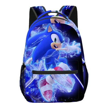 Anime Sonic The Hedgehog Große Kapazität Grund- und Sekundarschüler Schultasche Kinder Rucksack Umhängetasche