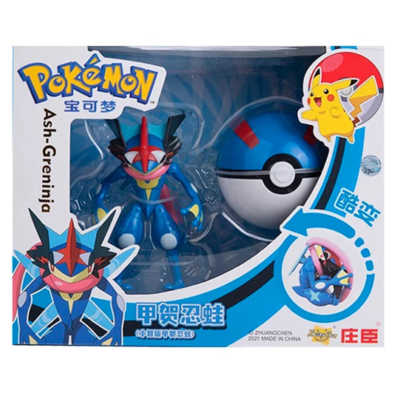 Figura de Pokémon Anime Charizard Pikachu Mewtwo monstruo de bolsillo acción deformación Pokeball figuras de juguete modelo niños regalo de Navidad