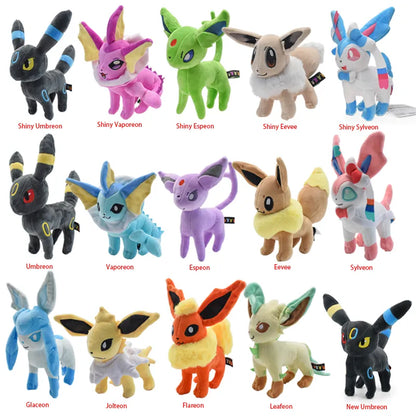 25 Styles Pokemon Pulsh Toys Mimikyu Shiny Eevee Umbreon Flareon Jolteon Glaceon Vaporeon Sylveon Espeon Peluche Stoffpuppen