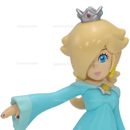 3 Stile Mario Bros Figuren Pfirsich Prinzessin Daisy Rosalina Schönheit Anime Action PVC Spielzeug Figuren Spiel Puppe Geschenke für Kinder