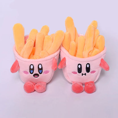 Llavero Kirby Kawaii de 12Cm, llavero de estrella rosa de dibujos animados, juguetes de peluche suaves, regalos bonitos, peluches para niñas, amigos y niños