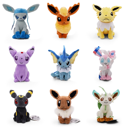 25 Styles Pokemon Pulsh Toys Mimikyu Shiny Eevee Umbreon Flareon Jolteon Glaceon Vaporeon Sylveon Espeon Peluche Stoffpuppen