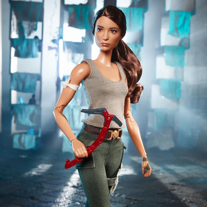 Barbie Signature Doll Lara Croft: Tomb Raider Collector's Edition Prinzessin Sammlerpuppe Spielzeug für Mädchen Geburtstagsgeschenk FJH53