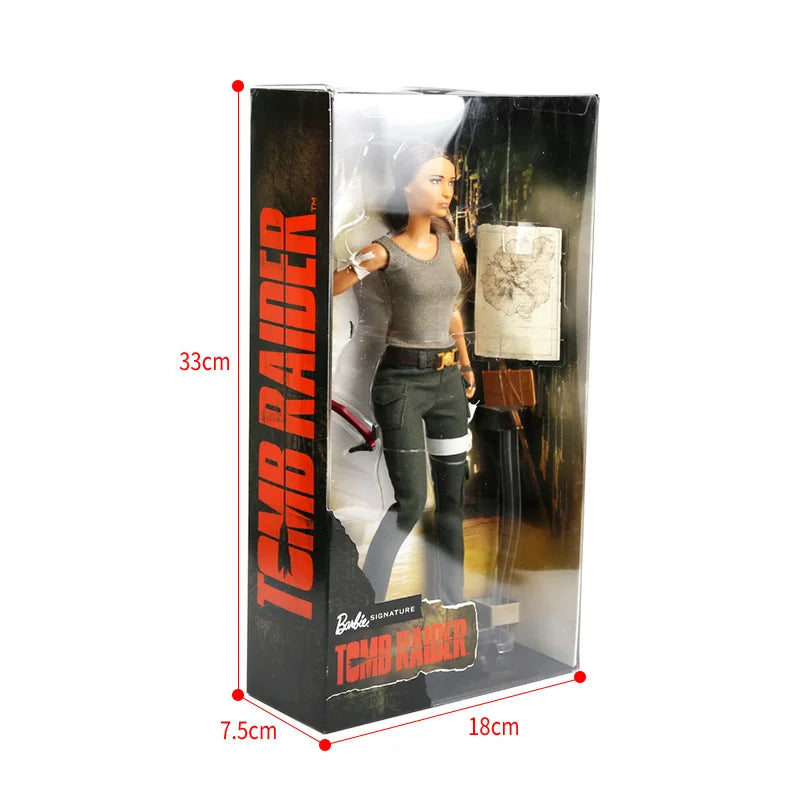 Barbie Signature Doll Lara Croft: Tomb Raider Collector's Edition Prinzessin Sammlerpuppe Spielzeug für Mädchen Geburtstagsgeschenk FJH53