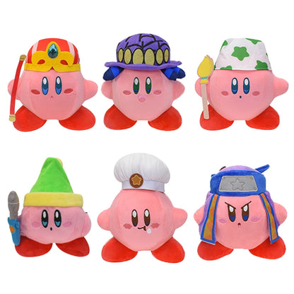 24 estilos Kirby juguetes de peluche 12 constelaciones Escorpio Libra Kirby Chef Cosplay juguetes Adeleine muñeco de nieve regalos de navidad