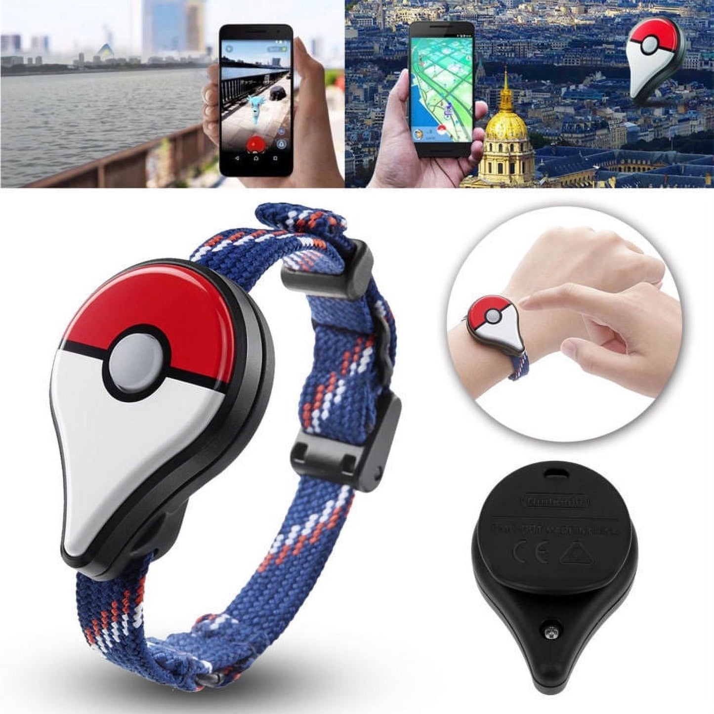 【Offiziell lizenziert】Pokemon Nintendo Go Plus Handcatcher Bluetooth-Armband-Armbanduhr-Spielzubehör